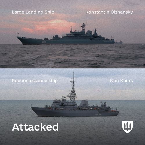 Ukrainian missile attack hits Russian warship and reconnaissance vessel, navy says: Reuters