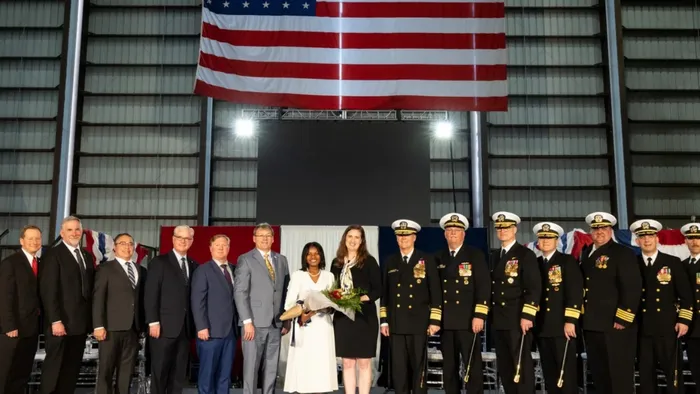 US Navy and Austal USA christen 14th EPF as USNS Cody