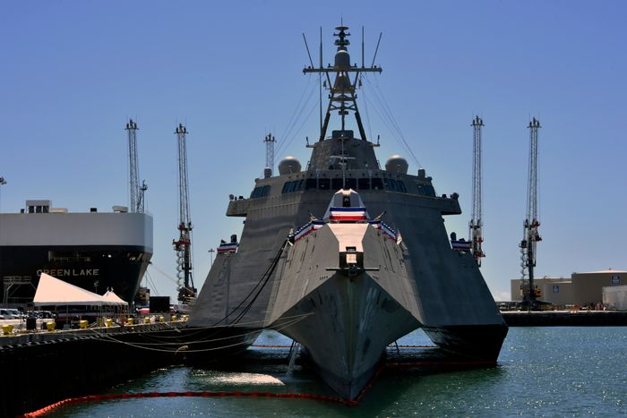 US Navy Commissioned Future Littoral Combat USS Ship Santa Barbara