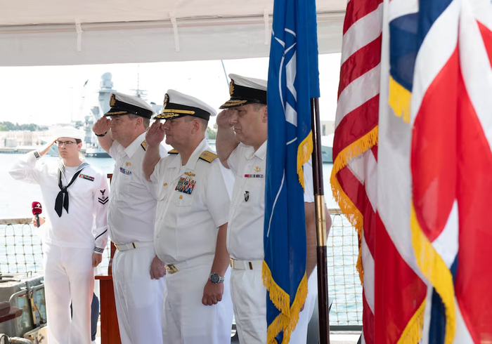 United States hands over command of NATO maritime task group to United Kingdom