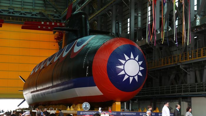 Taiwan reveals first domestically made submarine in defence milestone