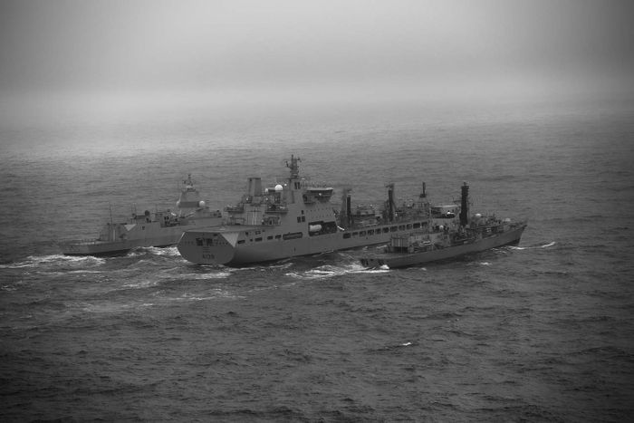 HMS Northumberland leads a NATO task group in the High North