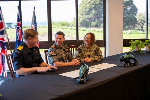 AUKUS Navy Chiefs Strengthen Ties During First Tri-Lateral Visit to HMAS Stirling