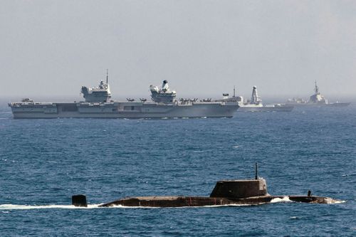 Spanish and Portuguese Frigates Join As CSG Enters Mediterranean