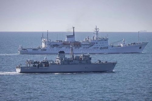 British Ships Keeping Close Watch On Russian Vessels