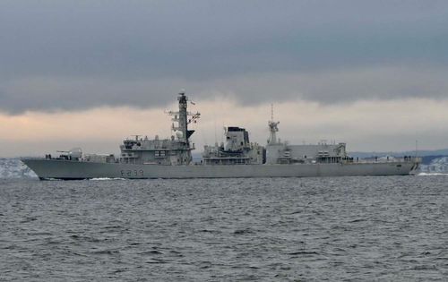 HMS Richmond arrives in the Baltic as UK commits Royal Navy task group to patrol region