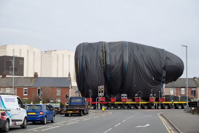 Land Journey Complete For Bow Section Of Nuclear Sub