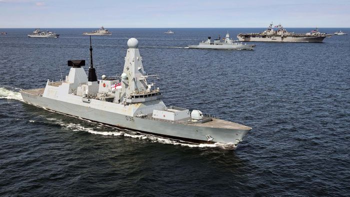 HMS Defender celebrates ten years of operations