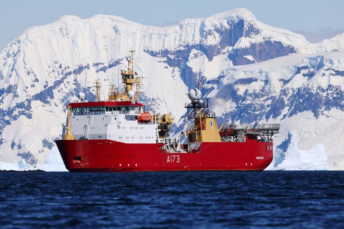 HMS Protector gives artist access to remote Antarctic landscapes