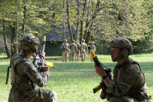 Royal Marines Practice Mountain Warfare In Slovenia