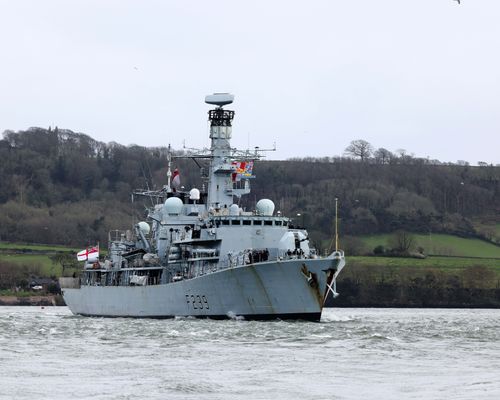 Battle-proven HMS Richmond returns home to Plymouth from Red Sea mission