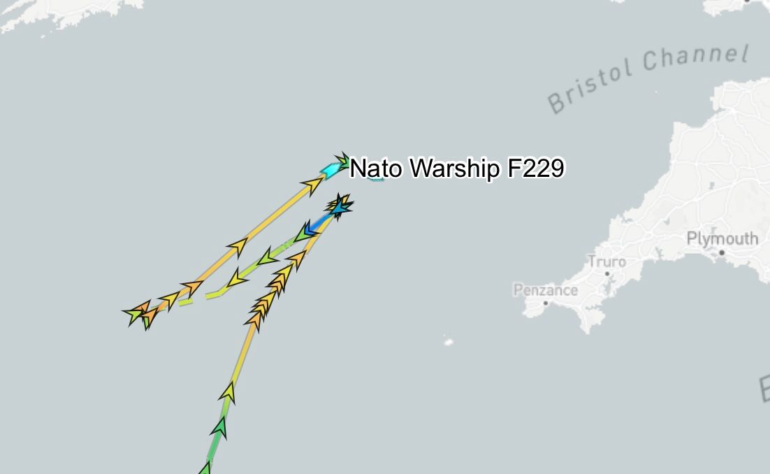 Royal Navy forces Russian vessel to U-turn after 'unusual transit' through Irish Sea