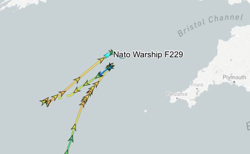 Royal Navy forces Russian vessel to U-turn after 'unusual transit' through Irish Sea