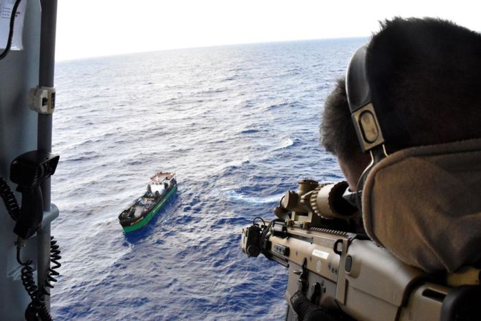 French Frigate Helps Foil Indian Ocean Drug Smugglers
