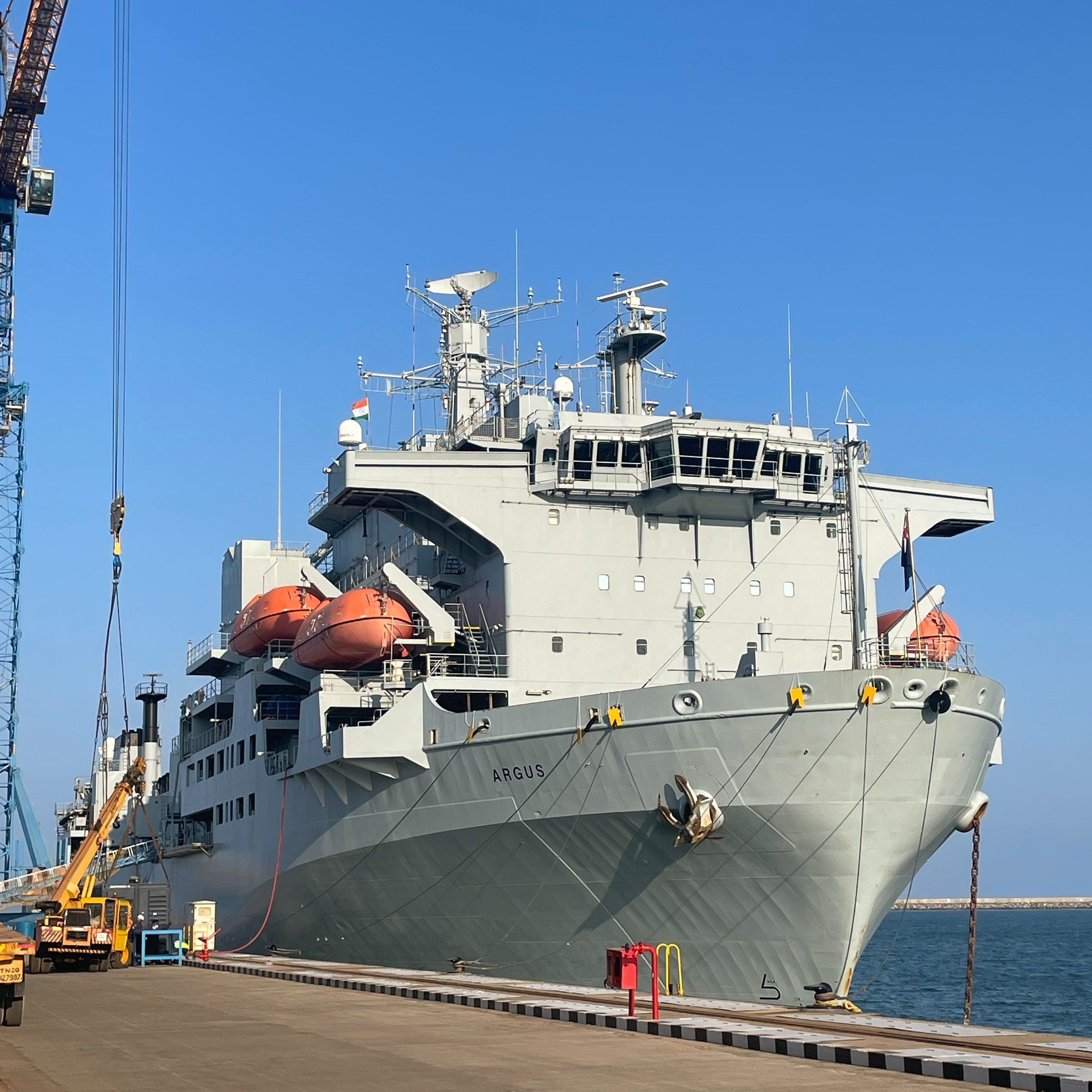 UK Royal Navy vessels arrive in Chennai on landmark visit ?