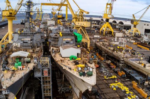 Ingalls Making Strides On Three US Navy Destroyers