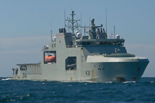 Canadian AOPV On Antarctic Mission