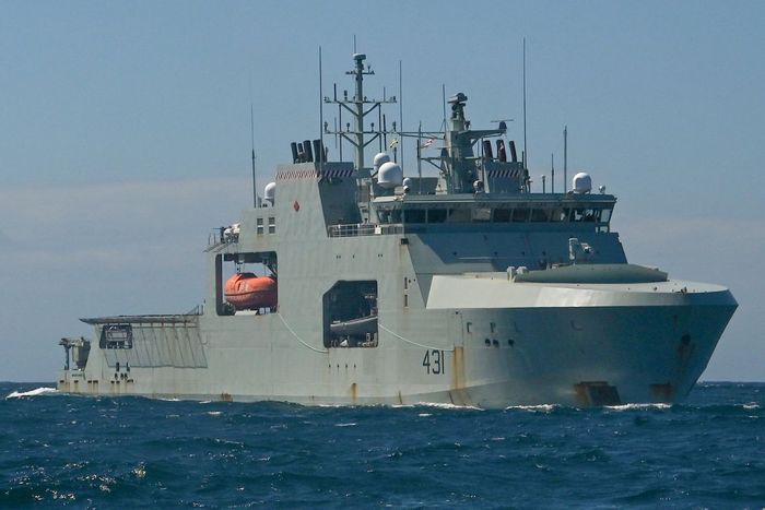 Canadian AOPV On Antarctic Mission