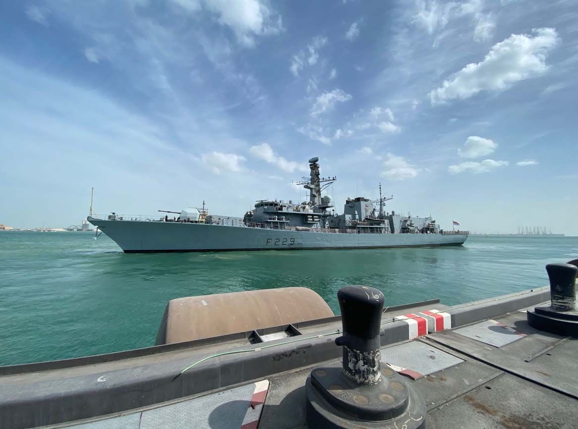 Royal Navy joins Middle East’s largest naval exercise to push technology and training boundaries