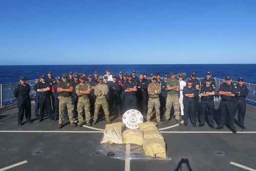 Royal Navy seizes '16.7m of drugs in Caribbean operation