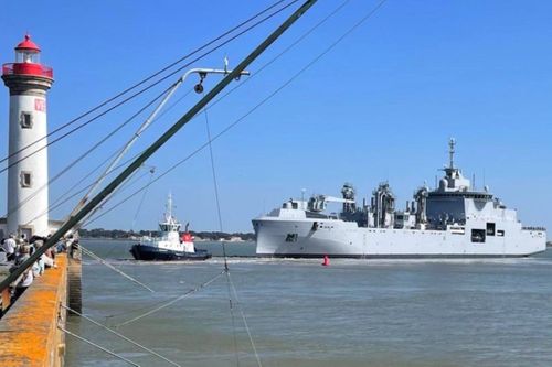New French Navy Logistics Vessel Jacques Stosskopf Starts Sea Trials