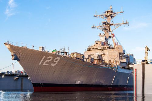 New US Navy Destroyer Now Afloat
