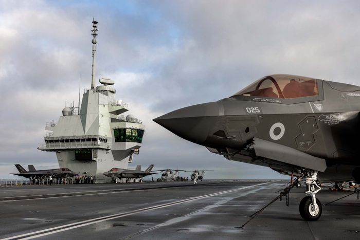 Five carriers deployed around Europe – including HMS Queen Elizabeth – demonstrates NATO unity and resolve