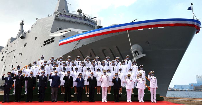 Taiwan Navy Commissions Indigenous ‘Yushan’ Landing Platform Dock