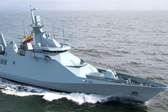 Damen Naval Teams With Nevesbu On Colombian PES Frigate