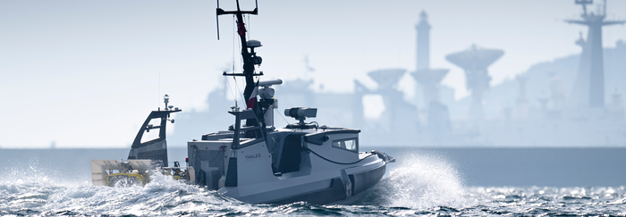 Thales' uncrewed surface vessel passes a significant milestone in autonomous mine hunting trials