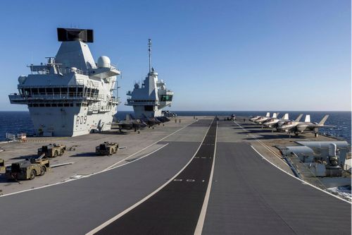 Royal Navy Aircraft Carrier's Japan Visit Discussed