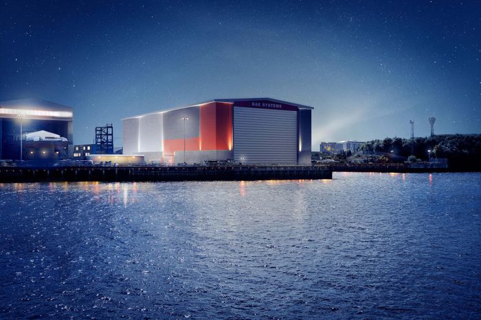 Work starts on gigantic new hall to build Navy’s Type 26 frigates