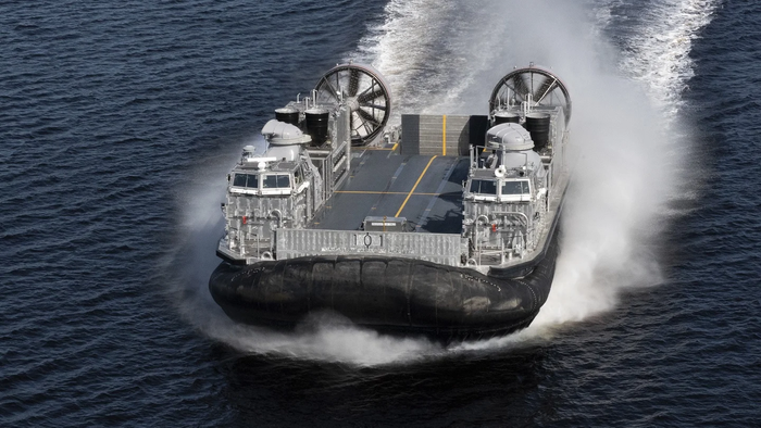 US Navy takes delivery of ship to shore connector LCAC 105