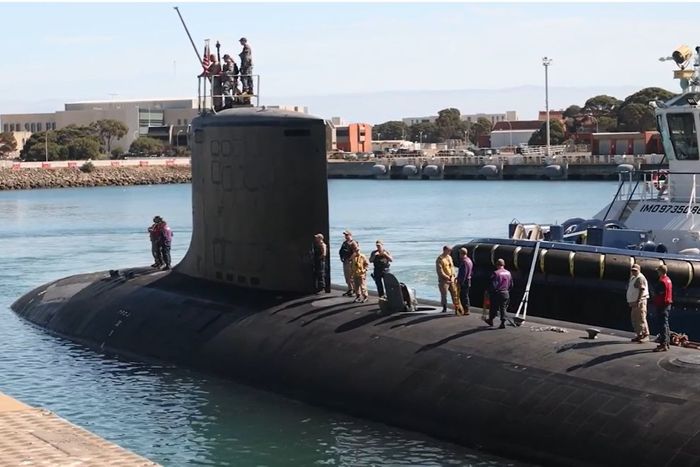US Navy Nuclear Sub Pays Visit To Western Australia