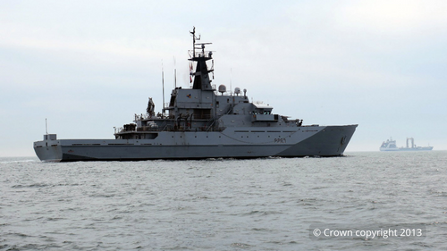 Royal Navy tracks Russian vessel through the Channel