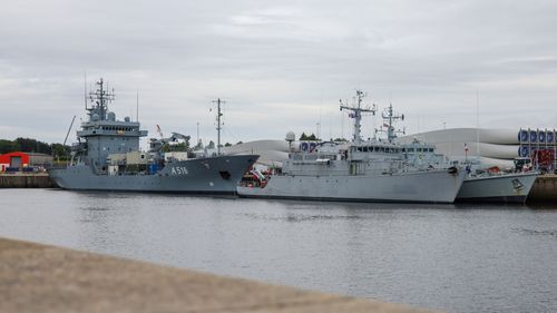 International warships gather in Glasgow for NATO exercises