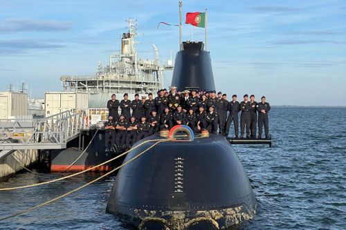 Portuguese Sub Home After NATO Exercises