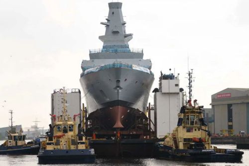 New Royal Navy ASW Frigate In The Water