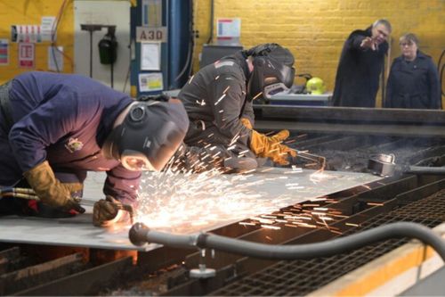 Steel Cut On New Royal Navy Warship