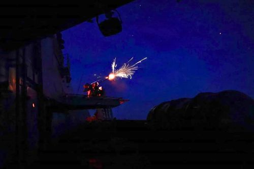 Drone Swarm Attacks Leave Destroyer Undaunted