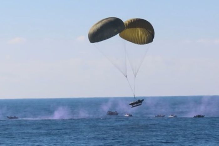 Portuguese Special Forces Test Air-To-Sea Parachute Deployment