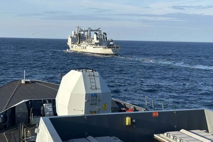 Royal Navy Destroyer Shows Its Bite On Exercise Sky Shark