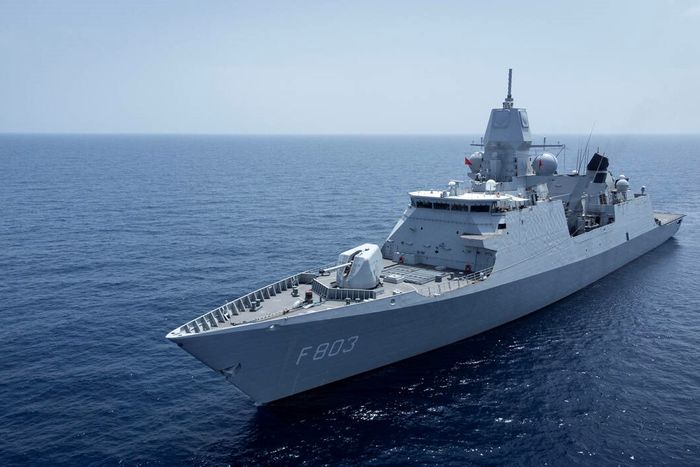 Warship Approached by Chinese Helicopter and Fighter Jets