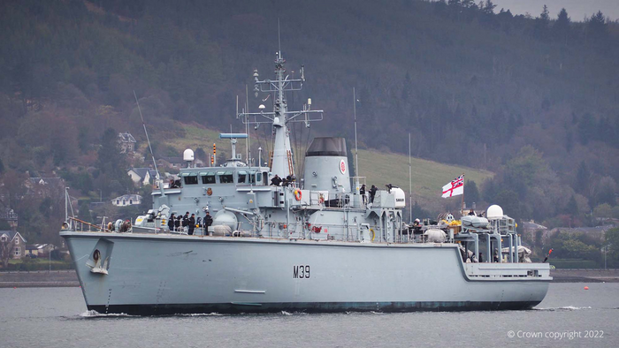 Hurworth joins NATO for minehunting operations
