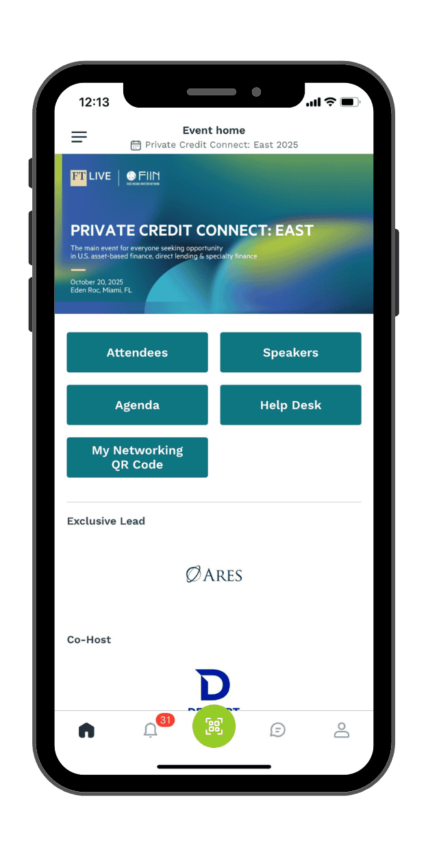 Private Credit Connect: East event app