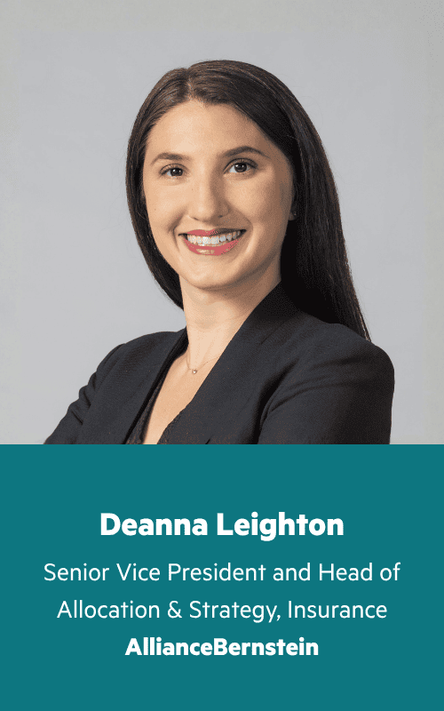 Deanna Leighton, CFA, SVP and Head of Allocation & Strategy, Insurance, AllianceBernstein