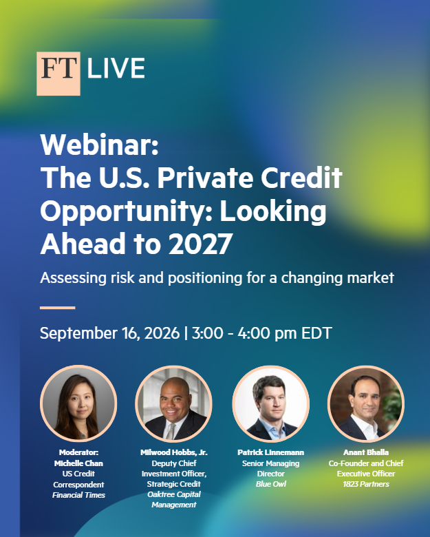The U.S. Private Credit Opportunity: Looking Ahead to 2027