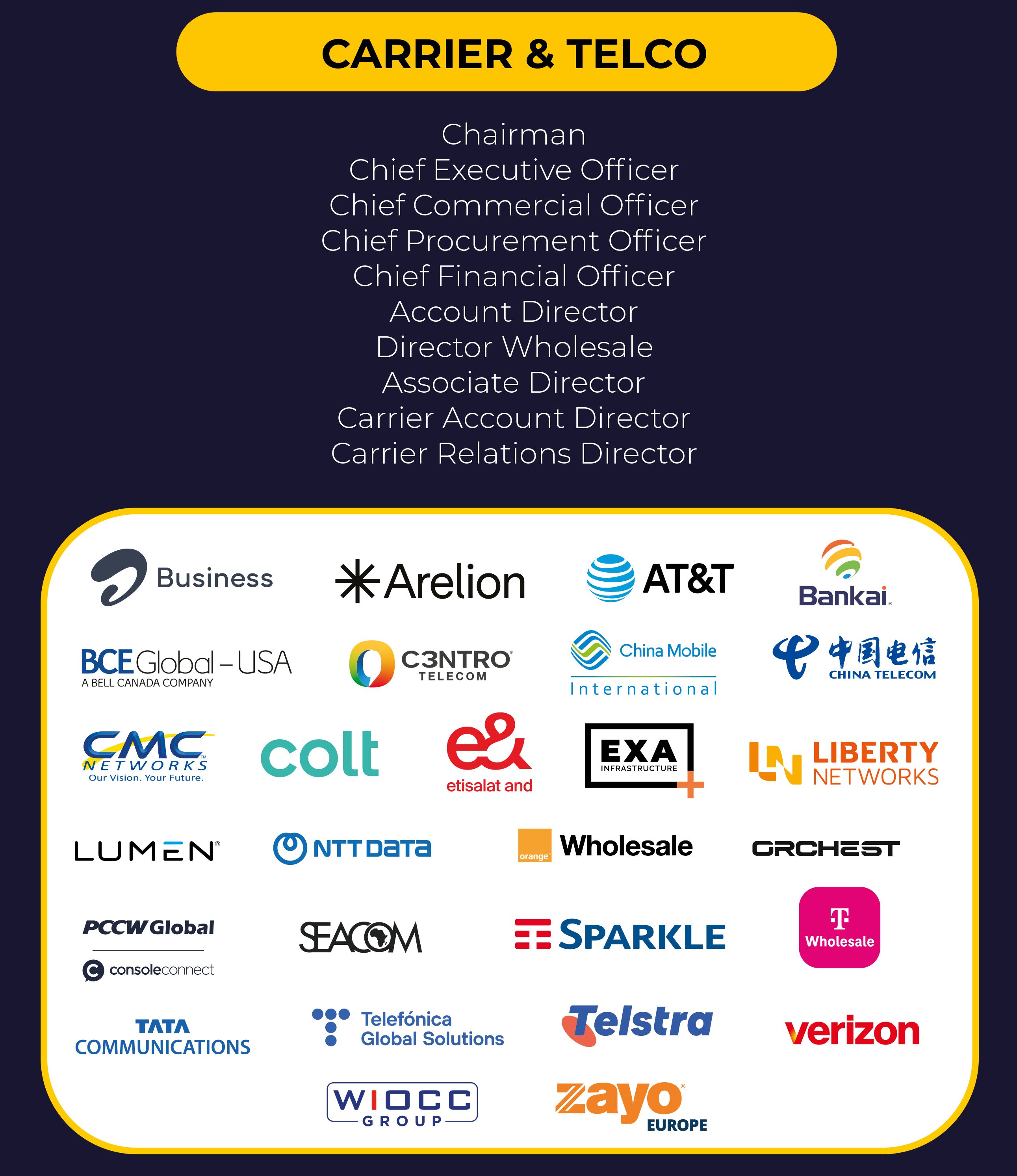 CARRIER & TELCO