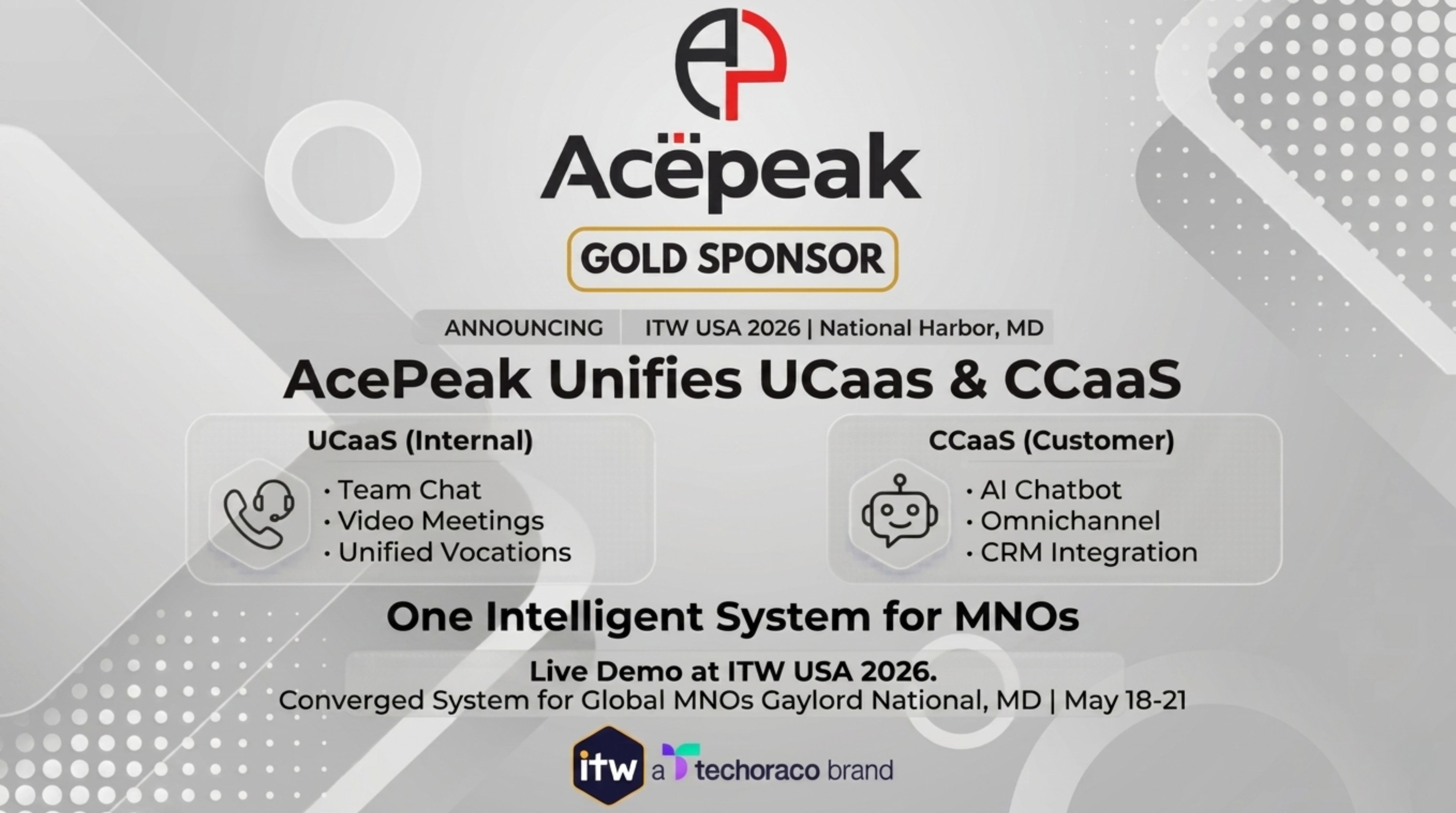 AcePeak Integrates Full CCaaS Capabilities into Its Carrier-Grade UCaaS Platform