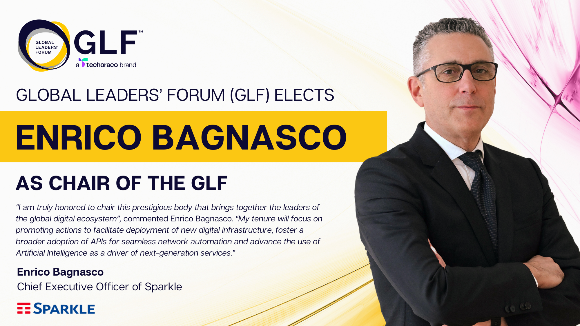 Enrico Bagnasco Announcement